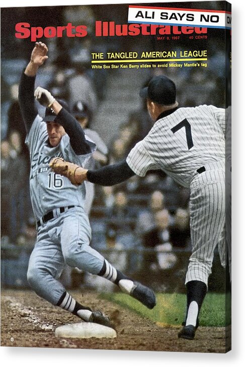 Magazine Cover Acrylic Print featuring the photograph Chicago White Sox Ken Berry... Sports Illustrated Cover by Sports Illustrated