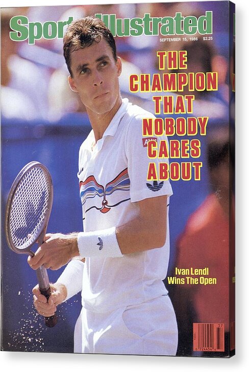 1980-1989 Acrylic Print featuring the photograph Czechoslovakia Ivan Lendl, 1986 Us Open Sports Illustrated Cover by Sports Illustrated