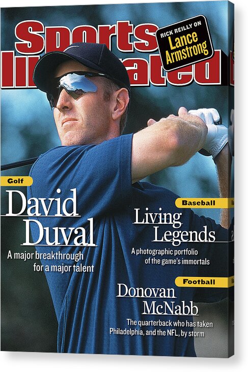 Magazine Cover Acrylic Print featuring the photograph David Duval, 2001 British Open - Final Round Sports Illustrated Cover by Sports Illustrated