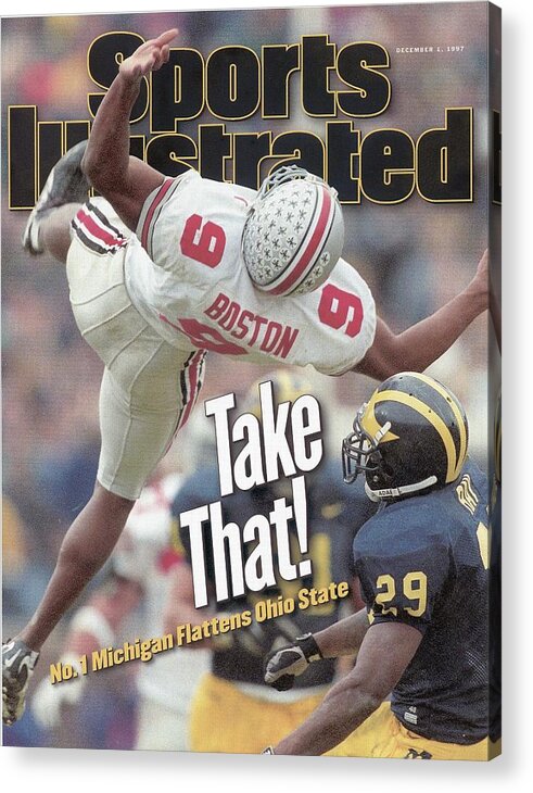Magazine Cover Acrylic Print featuring the photograph December 1, 1997 Sports Illustra... Sports Illustrated Cover by Sports Illustrated