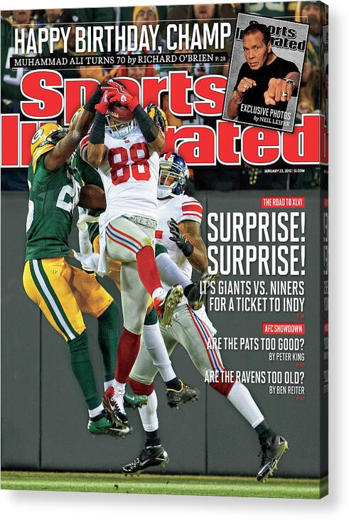 Green Bay Acrylic Print featuring the photograph Divisional Playoffs - New York Giants V Green Bay Packers Sports Illustrated Cover by Sports Illustrated