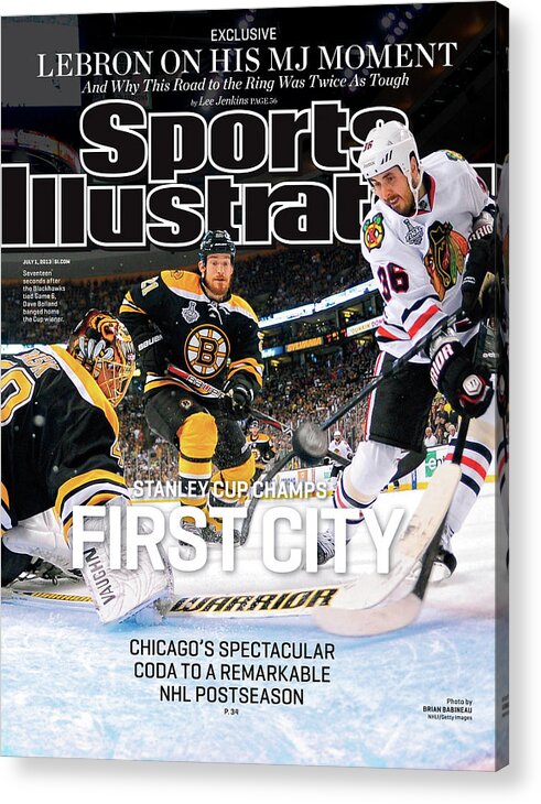 Magazine Cover Acrylic Print featuring the photograph First City Stanley Cup Champs Sports Illustrated Cover by Sports Illustrated