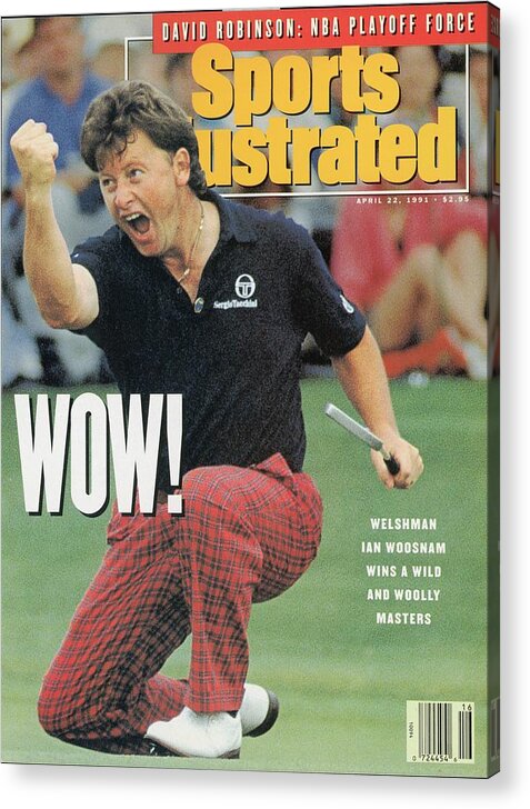 Magazine Cover Acrylic Print featuring the photograph Ian Woosnam, 1991 Masters Sports Illustrated Cover by Sports Illustrated
