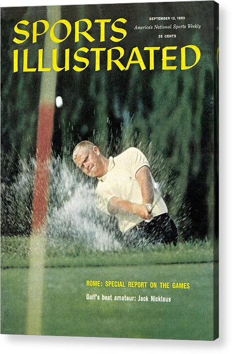 Magazine Cover Acrylic Print featuring the photograph Jack Nicklaus, Amateur Golf Sports Illustrated Cover by Sports Illustrated