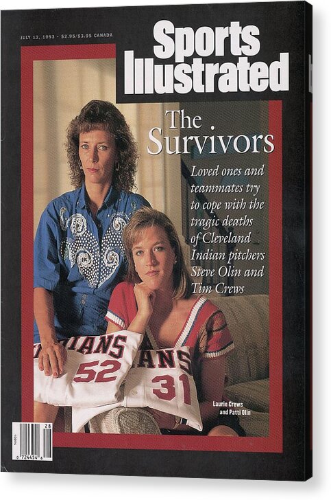 Magazine Cover Acrylic Print featuring the photograph Laurie Crews And Patti Olin, Widows Of Boating Accident Sports Illustrated Cover by Sports Illustrated