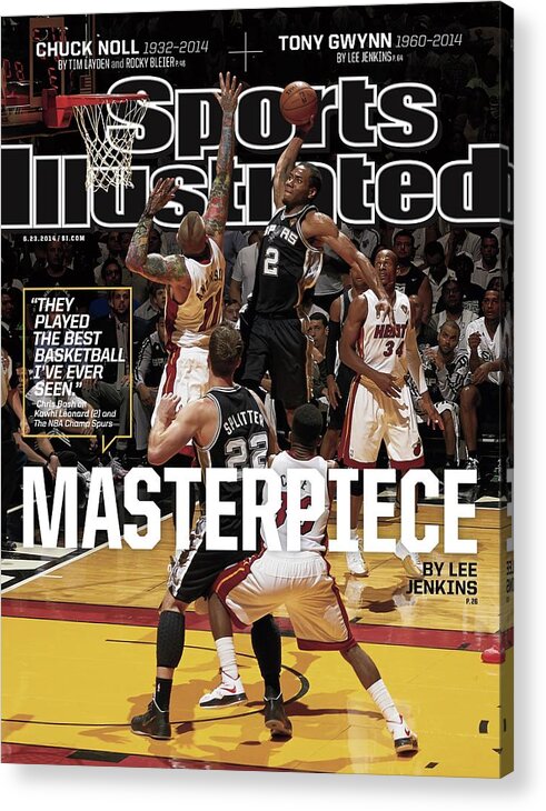 Magazine Cover Acrylic Print featuring the photograph Masterpiece Sports Illustrated Cover by Sports Illustrated