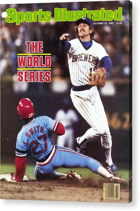 St. Louis Cardinals Acrylic Print featuring the photograph Milwaukee Brewers Robin Yount, 1982 World Series Sports Illustrated Cover by Sports Illustrated