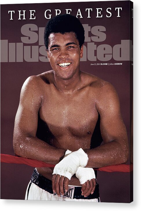 #faatoppicks Acrylic Print featuring the photograph Muhammad Ali The Greatest Sports Illustrated Cover by Sports Illustrated