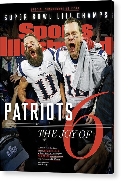 Atlanta Acrylic Print featuring the photograph New England Patriots, Super Bowl Liii Champions Sports Illustrated Cover by Sports Illustrated
