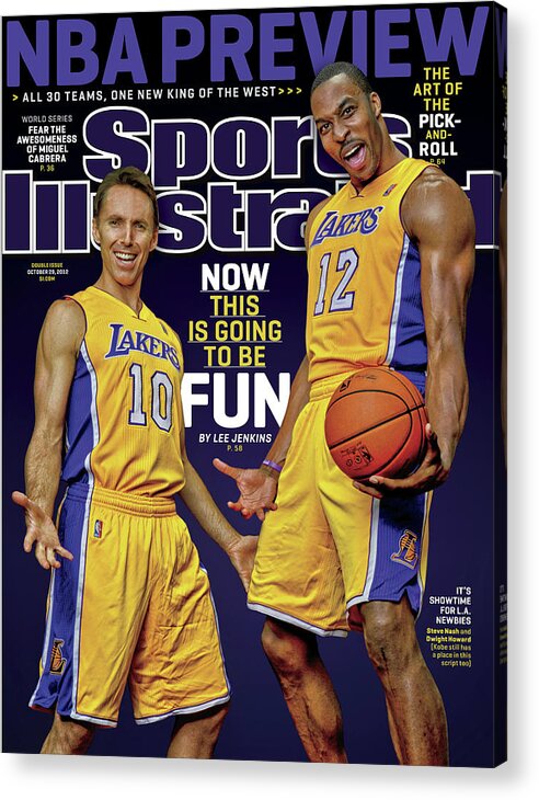 Point Guard Acrylic Print featuring the photograph Now This Is Going To Be Fun 2012-13 Nba Basketball Preview Sports Illustrated Cover by Sports Illustrated