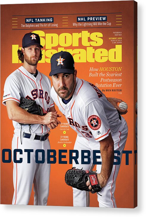 Magazine Cover Acrylic Print featuring the photograph Octoberbest How Houston Built The Scariest Postseason Sports Illustrated Cover by Sports Illustrated