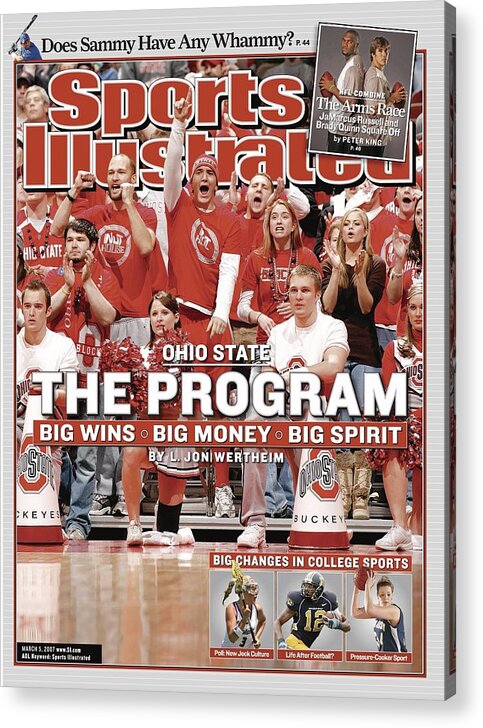Magazine Cover Acrylic Print featuring the photograph Ohio State University Athletics Sports Illustrated Cover by Sports Illustrated