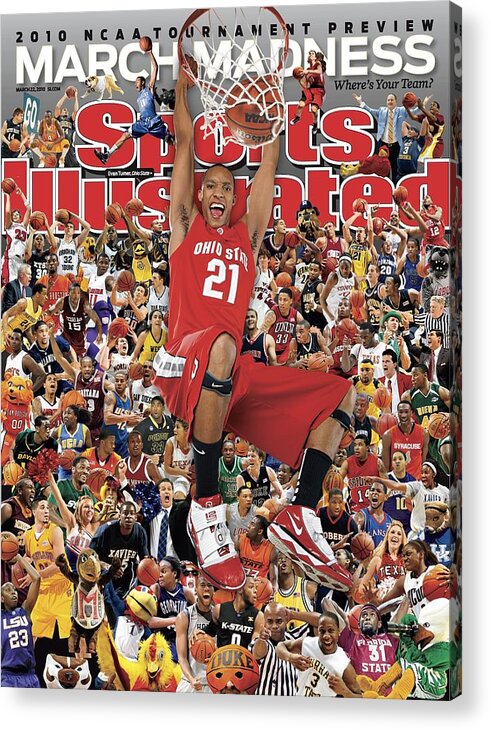 Sports Illustrated Acrylic Print featuring the photograph Ohio State University Evan Turner, 2010 March Madness Sports Illustrated Cover by Sports Illustrated