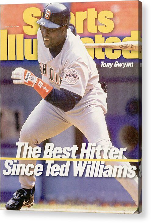 Magazine Cover Acrylic Print featuring the photograph San Diego Padres Tony Gwynn... Sports Illustrated Cover by Sports Illustrated