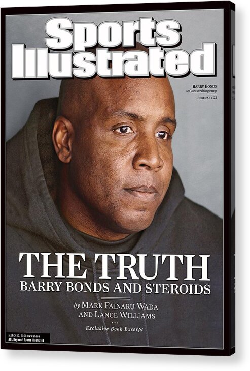 Magazine Cover Acrylic Print featuring the photograph San Francisco Giants Barry Bonds Sports Illustrated Cover by Sports Illustrated