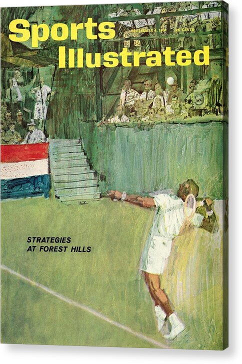 Magazine Cover Acrylic Print featuring the photograph Strategies At Forest Hills Sports Illustrated Cover by Sports Illustrated