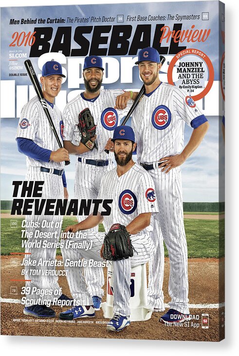 Magazine Cover Acrylic Print featuring the photograph The Revenants, 2016 Mlb Baseball Preview Issue Sports Illustrated Cover by Sports Illustrated
