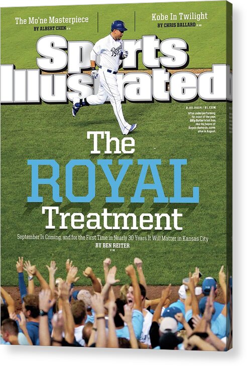 Magazine Cover Acrylic Print featuring the photograph The Royal Treatment Sports Illustrated Cover by Sports Illustrated