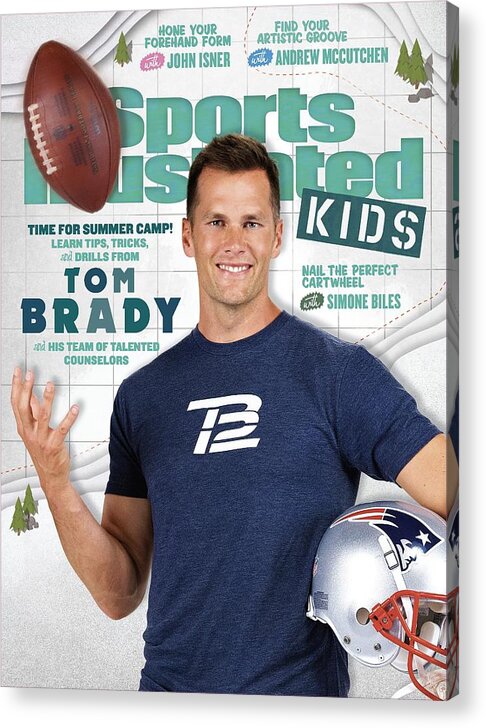 People Acrylic Print featuring the photograph Tom Brady Sports Illustrated Cover by Sports Illustrated