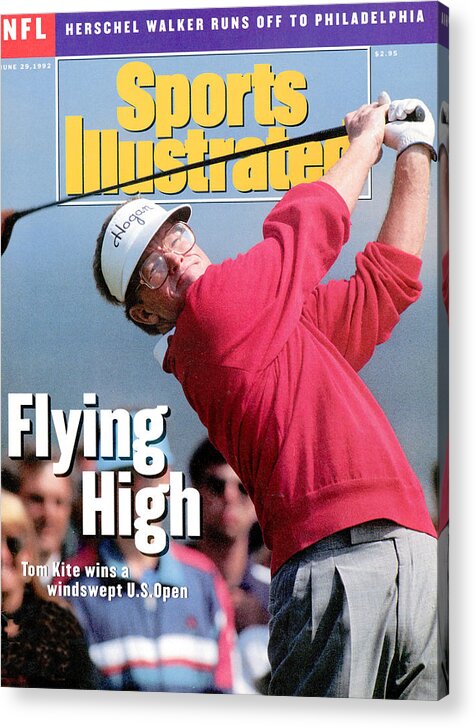 Magazine Cover Acrylic Print featuring the photograph Tom Kite, 1992 Us Open Sports Illustrated Cover by Sports Illustrated