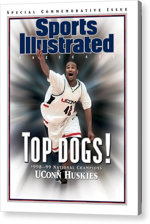 Florida Acrylic Print featuring the photograph University Of Connecticut Khalid El-amin, 1999 Ncaa Sports Illustrated Cover by Sports Illustrated