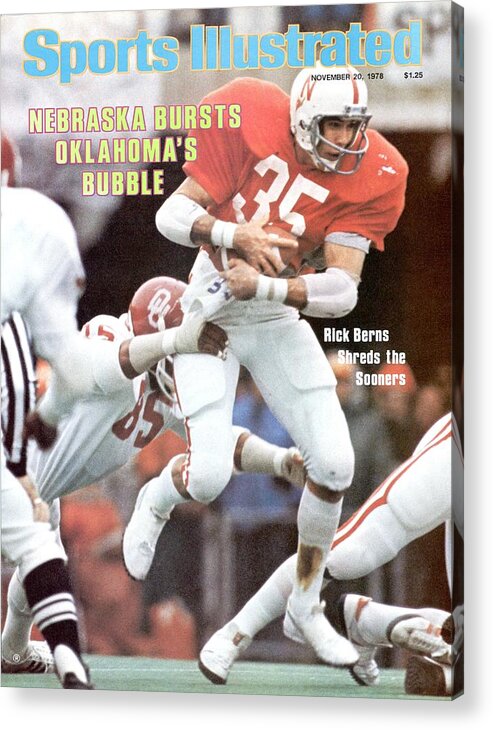 Magazine Cover Acrylic Print featuring the photograph University Of Nebraska Rick Berns Sports Illustrated Cover by Sports Illustrated