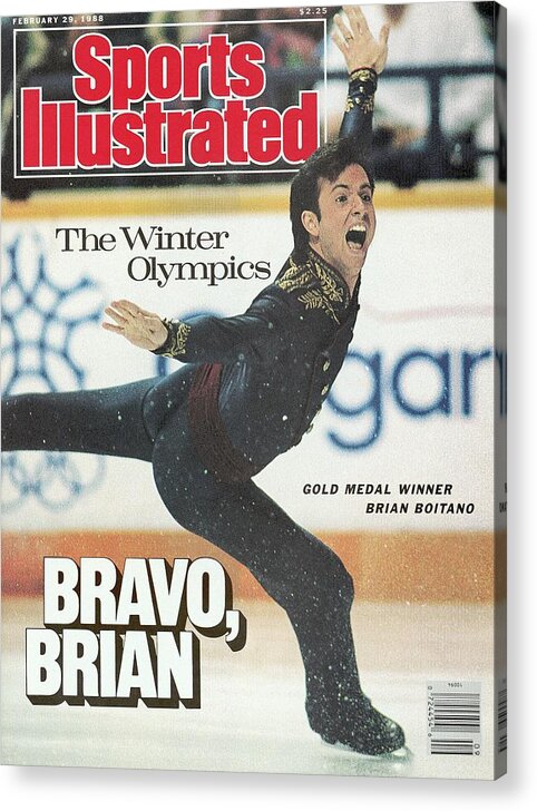 Event Acrylic Print featuring the photograph Usa Brian Boitano, 1988 Winter Olympics Sports Illustrated Cover by Sports Illustrated