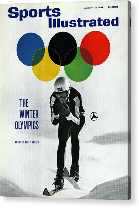 Magazine Cover Acrylic Print featuring the photograph Usa Buddy Werner, 1964 Innsbruck Olympic Games Preview Sports Illustrated Cover by Sports Illustrated