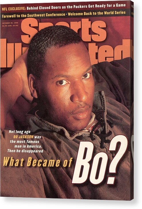 Magazine Cover Acrylic Print featuring the photograph What Became Of Bo Jackson Sports Illustrated Cover by Sports Illustrated