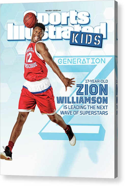 K05cvrv15 Acrylic Print featuring the photograph Generation Z, Spartanburg HS Zion Williamson Cover by Sports Illustrated