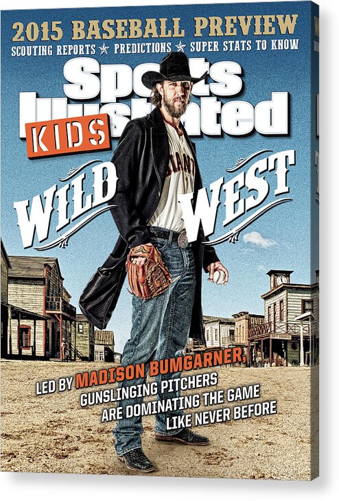 Published Acrylic Print featuring the photograph 2015 Sports Illustrated for Kids MLB Season Preview Issue Cover by Sports Illustrated