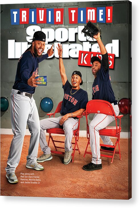 K06cvrv13 Acrylic Print featuring the photograph 2018 Sports Illustrated for Kids Trivia Issue Cover by Sports Illustrated