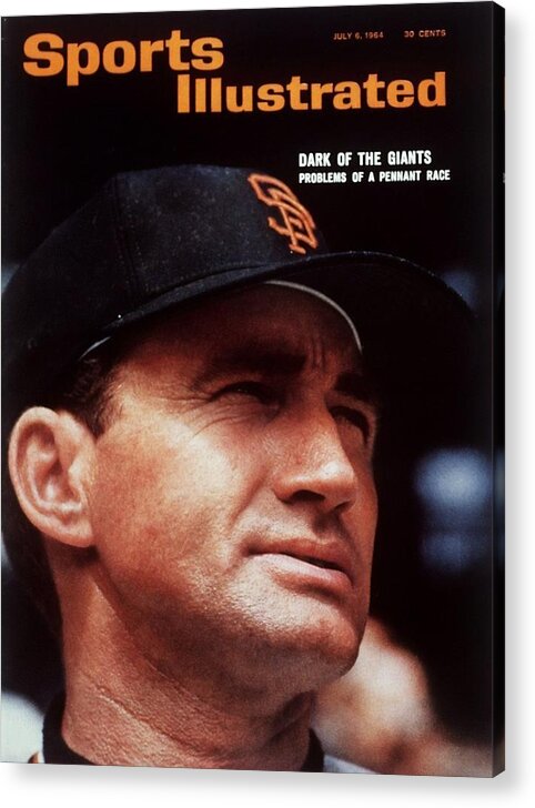 Alvin Dark Acrylic Print featuring the photograph San Francisco Giants Manager Alvin Dark, 1963 All Star Game Sports Illustrated Cover by Sports Illustrated