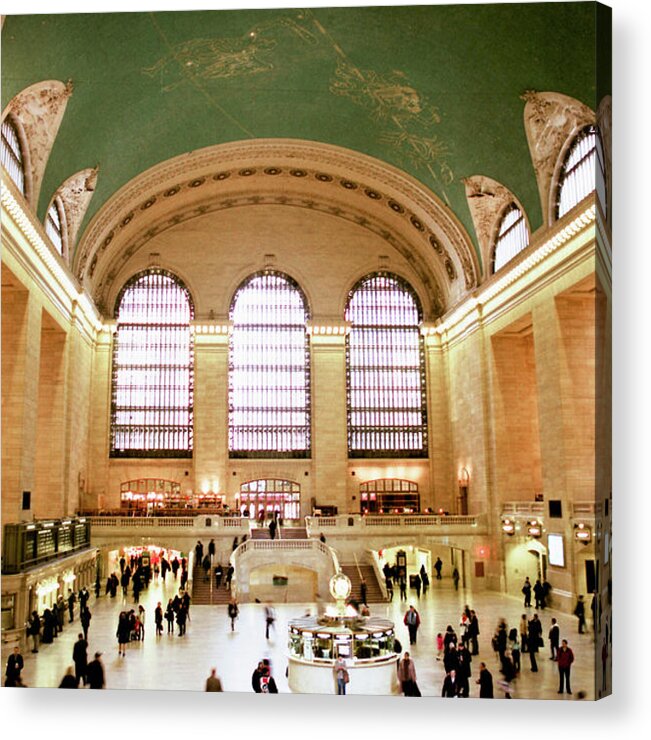 Crowd Acrylic Print featuring the photograph Grand Central Station, Manhattan, New by Cultura Rm Exclusive/rosanna U