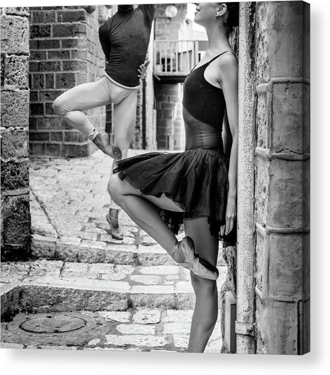 Old Acrylic Print featuring the photograph Street Dance by Ohad Falik