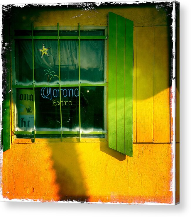 Window Acrylic Print featuring the photograph Corona by Suzanne Lorenz