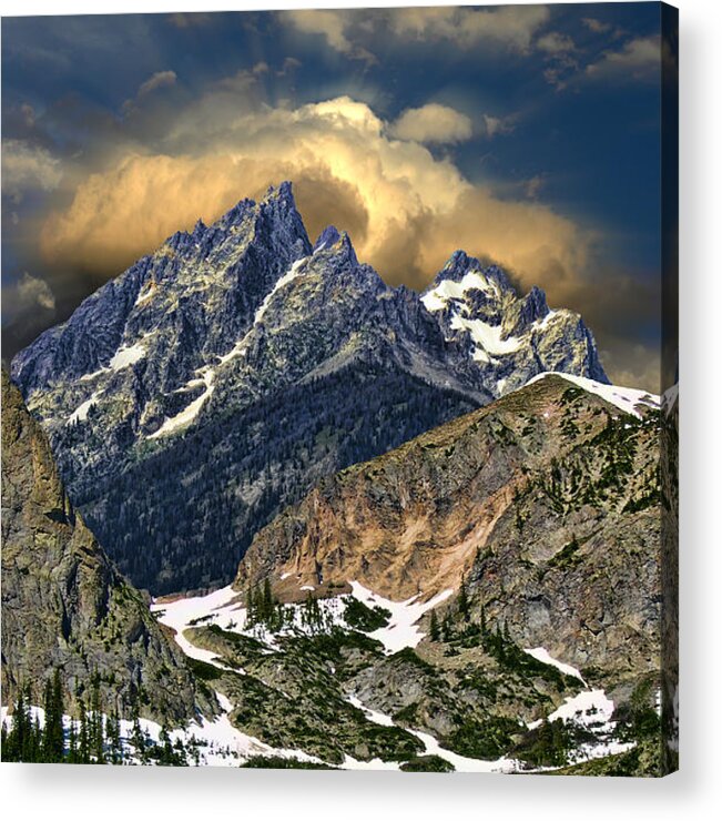 Mountains Acrylic Print featuring the photograph 4047 by Peter Holme III