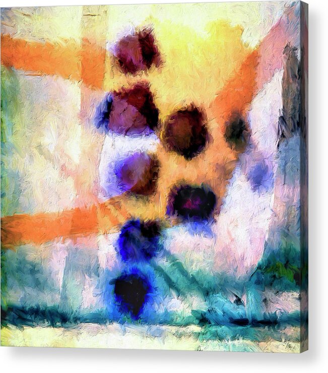 Abstract Acrylic Print featuring the painting El Paso del Tiempo by Dominic Piperata