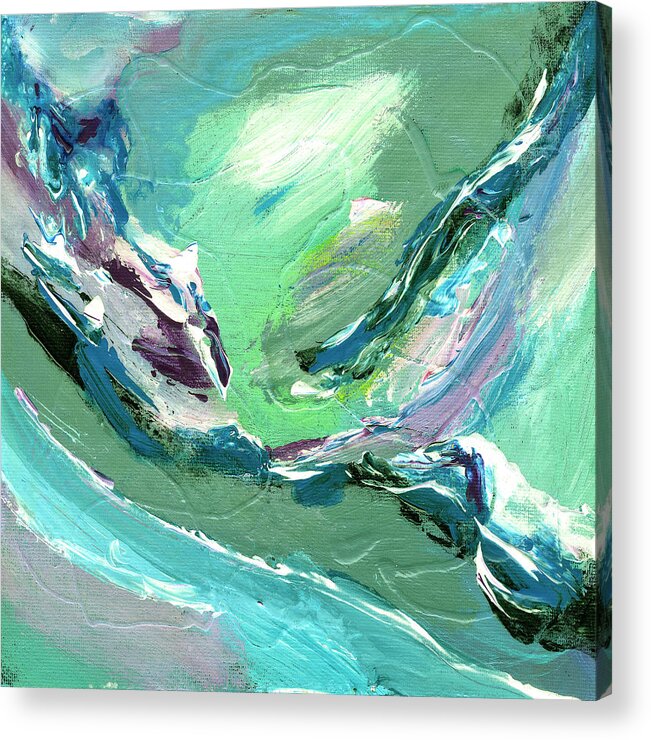 Abstract Acrylic Print featuring the painting Levee Breach by Dominic Piperata