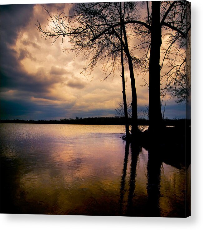 Landscape Acrylic Print featuring the photograph The Storm by Ryan Heffron