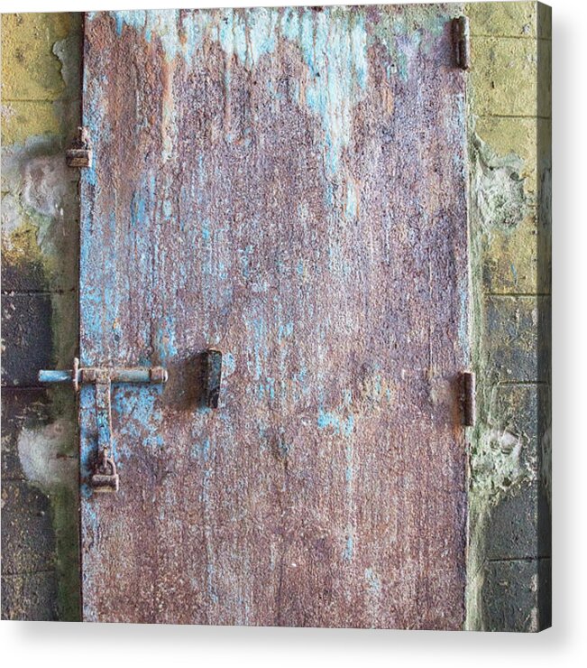 Door Acrylic Print featuring the photograph Melleh Door by Jessica Levant