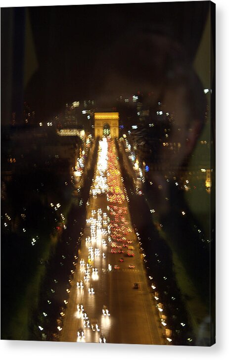 Champs Acrylic Print featuring the photograph Avenue des Champs d Elysees by Mark Currier
