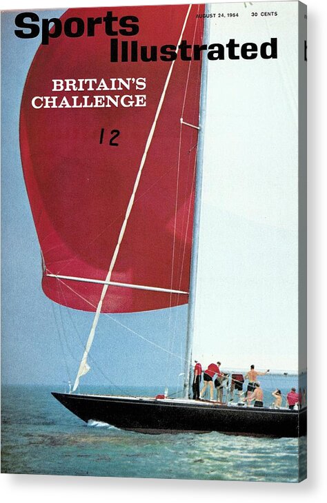 Magazine Cover Acrylic Print featuring the photograph 1964 Americas Cup Preview Sports Illustrated Cover by Sports Illustrated