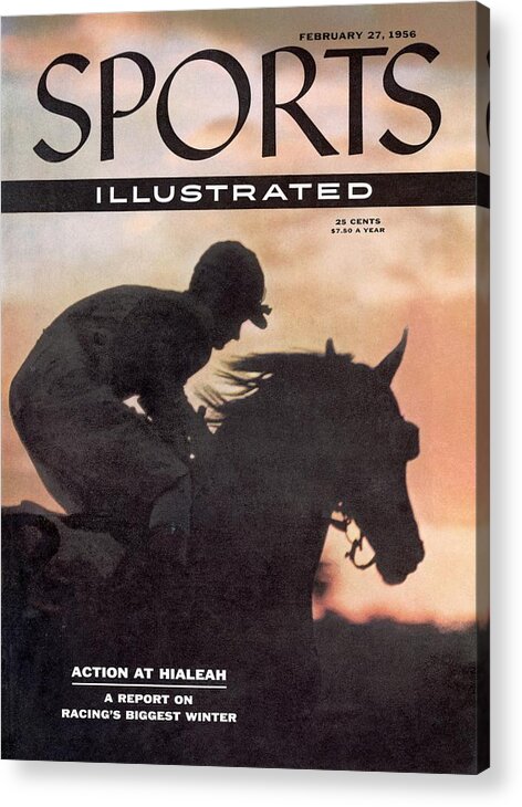 Horse Acrylic Print featuring the photograph Activate, 1956 Flamingo Stakes Sports Illustrated Cover by Sports Illustrated