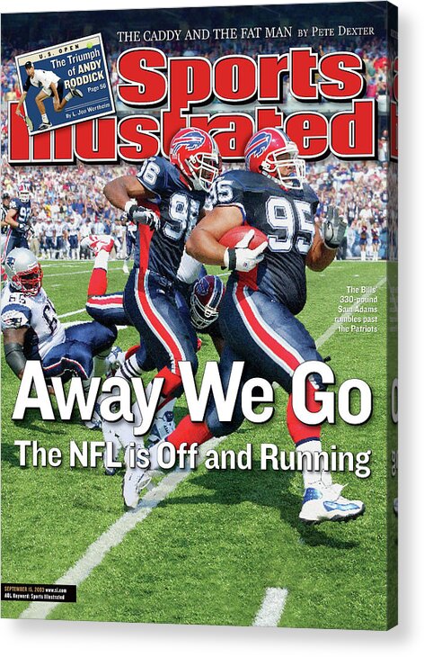 Magazine Cover Acrylic Print featuring the photograph Away We Go The Nfl Is Off And Running Sports Illustrated Cover by Sports Illustrated