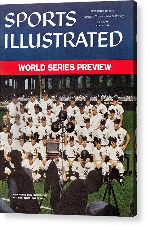 Magazine Cover Acrylic Print featuring the photograph Chicago White Sox Sports Illustrated Cover by Sports Illustrated