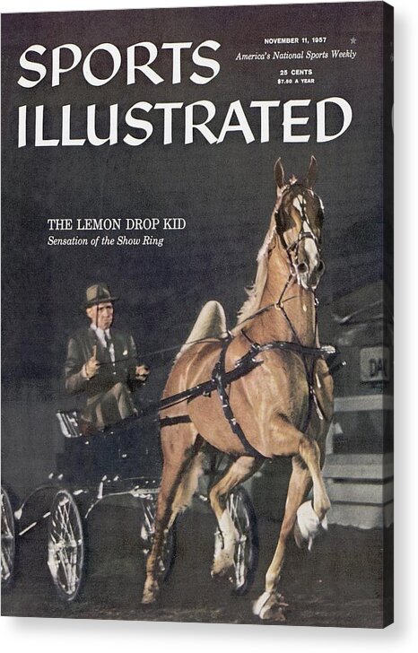 Horse Acrylic Print featuring the photograph Lemon Drop Kid, 1957 Kentucky State Fair Horse Show Sports Illustrated Cover by Sports Illustrated