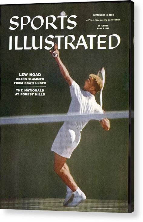 Magazine Cover Acrylic Print featuring the photograph Lew Hoad, Tennis Sports Illustrated Cover by Sports Illustrated