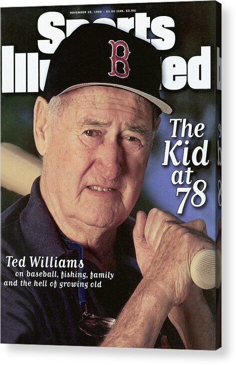 Magazine Cover Acrylic Print featuring the photograph Ted Williams, Baseball Sports Illustrated Cover by Sports Illustrated