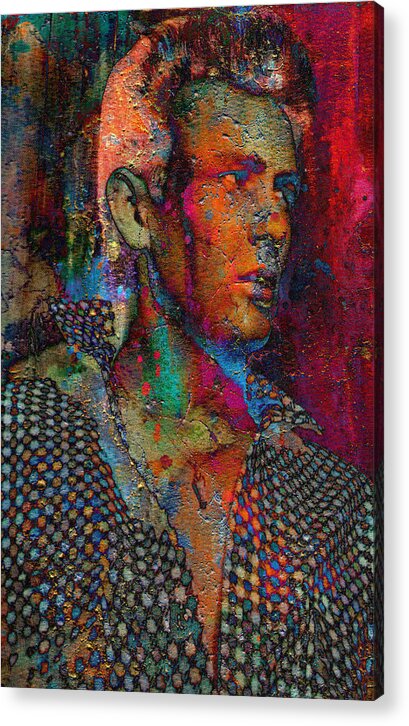 Star Acrylic Print featuring the digital art Superstar by Greg Sharpe